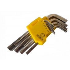 Набор Г-образных ключей Сталь HEX 9 единиц (48101)