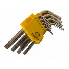 Набір Г-подібних ключів Сталь TORX 9 одиниць (48104)