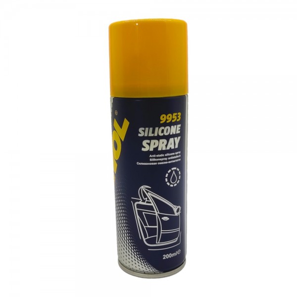 Силіконове мастило-антистатик MANNOL 9953 Silicone Spray (200 мл)
