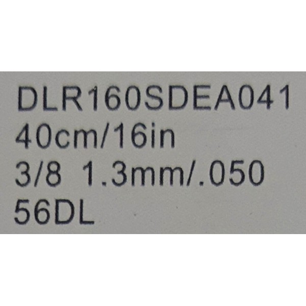 Пильная шина DOLMAR 3/8" 56 (40 см) уская